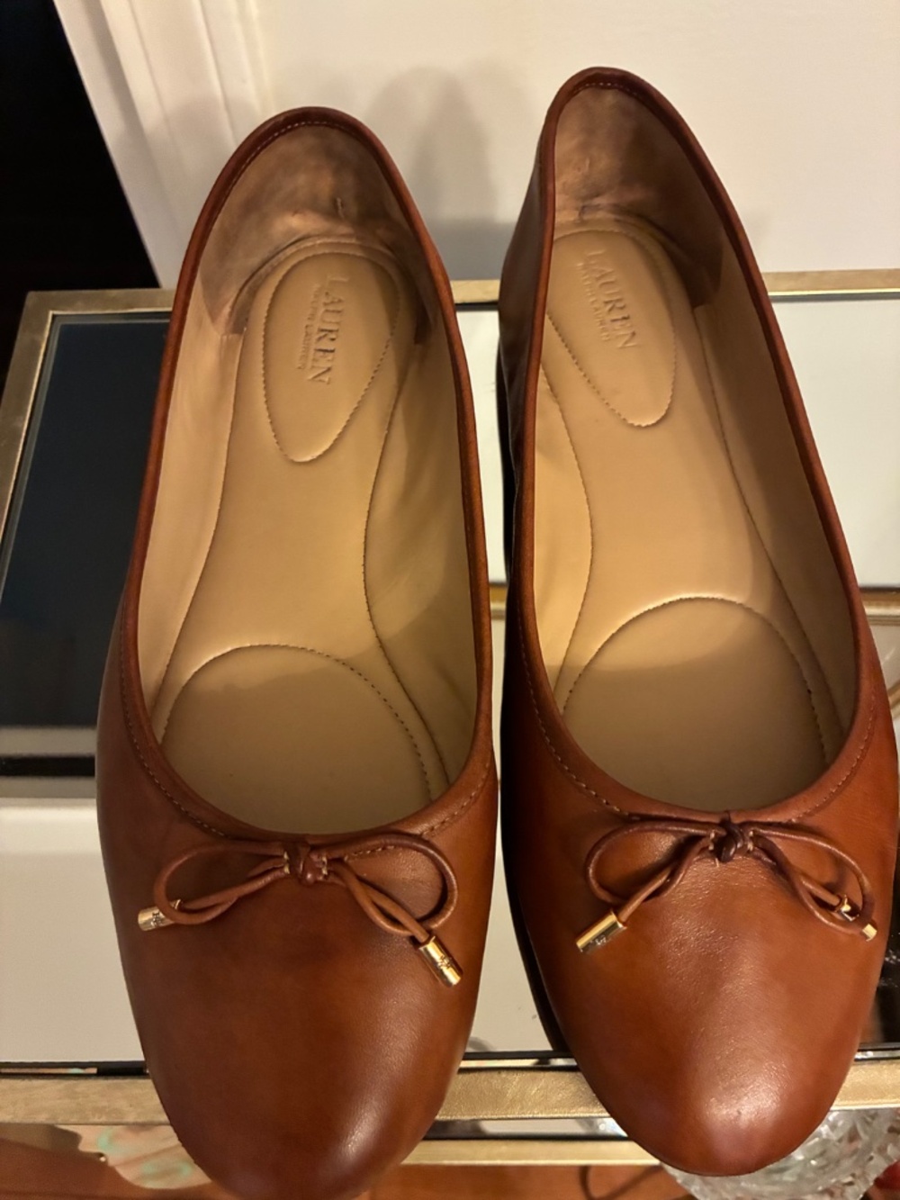 Ralph Lauren Jayna Ballet Flats size 10